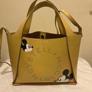 Stella McCartney Mustard Yellow Mickey Tote